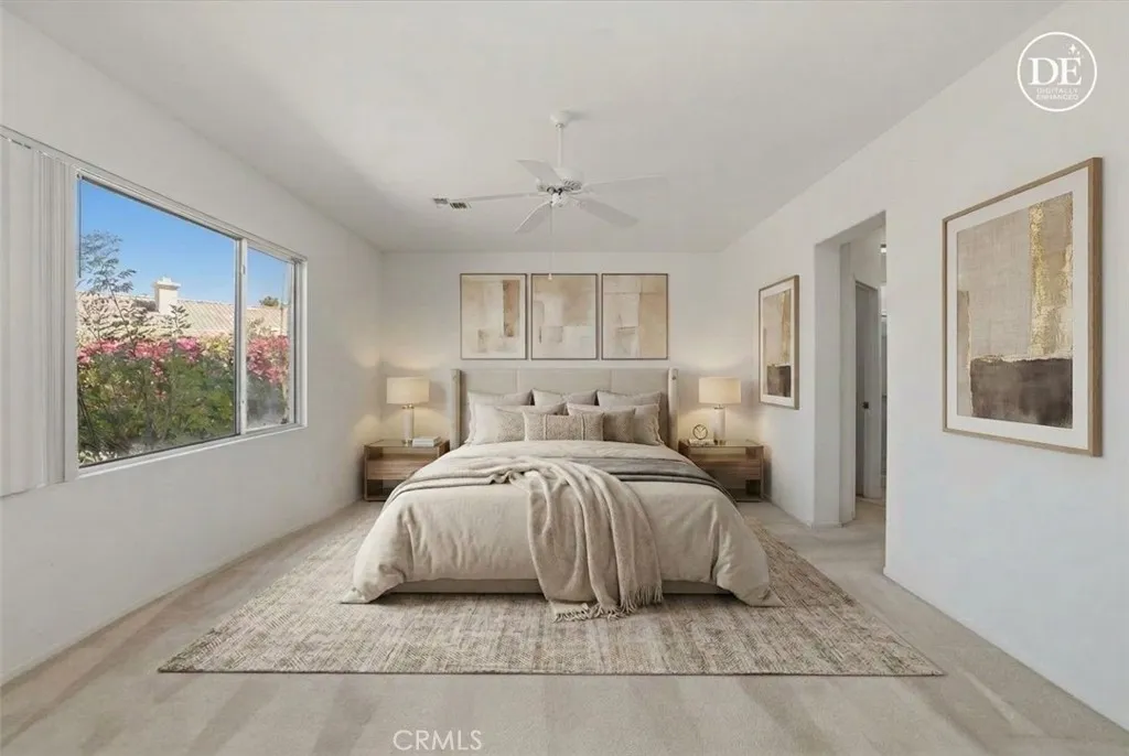 Virtually Staged primary bedroom