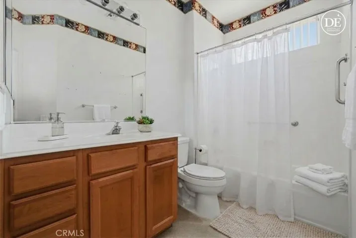 Virtually Staged guest bathroom