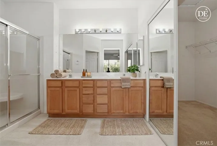 Virtually Staged primary bathroom