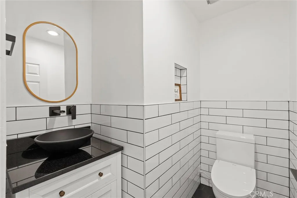 Downstairs powder room