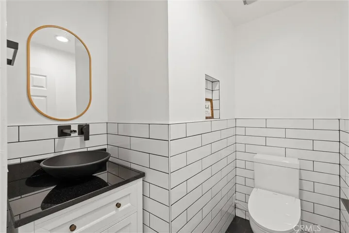 Downstairs powder room