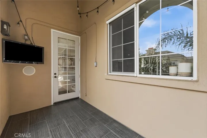 Living room private balcony