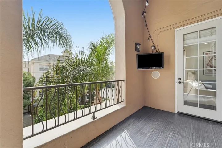 Living room private balcony
