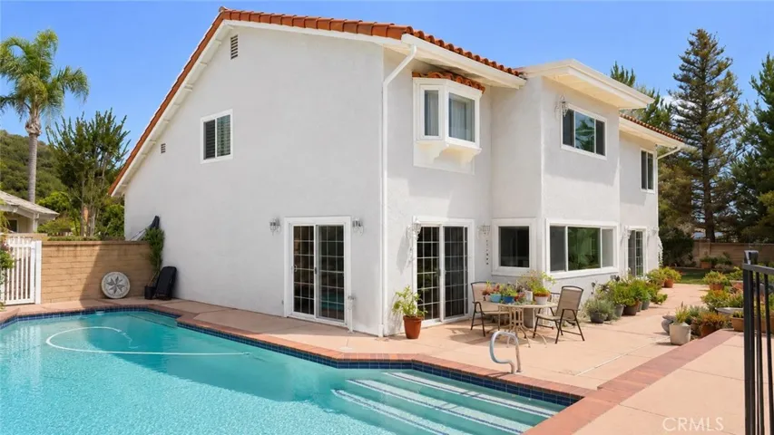 View of the back of the home.