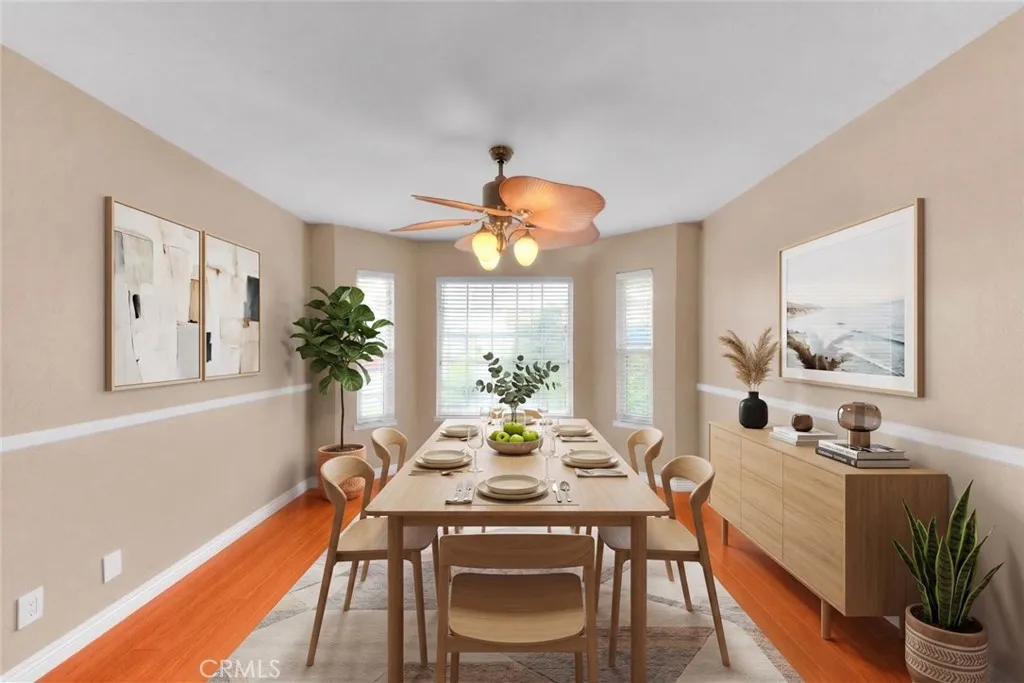 Spacious Virtually Staged Dining Room