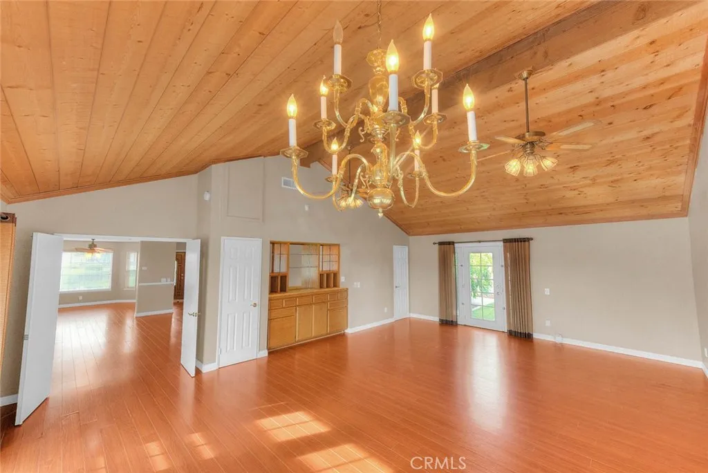 Opposite View Of Bonus Room.  Double Doors Lead To Living Room.