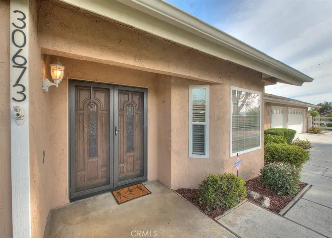 Double Door Front Entry With Metal Screen Security Doors