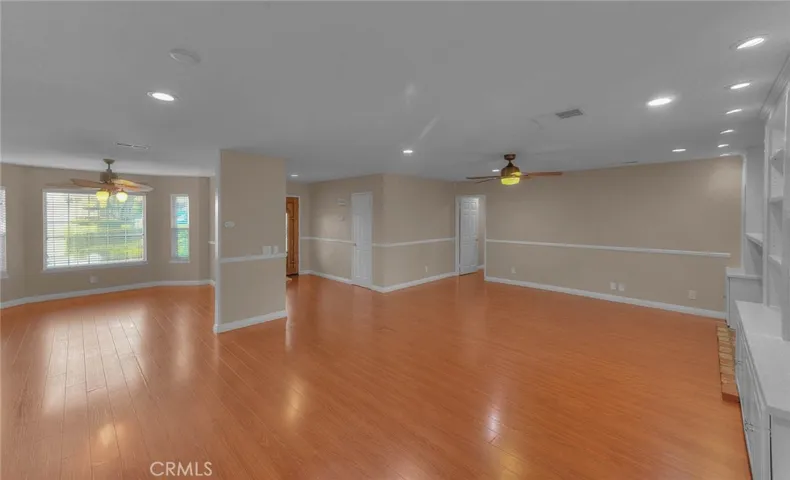 Foyer Entry To Large Living Room.  To Left Is Dining Room.