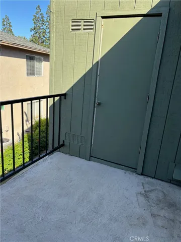 Balcony Towards Laundry Room
