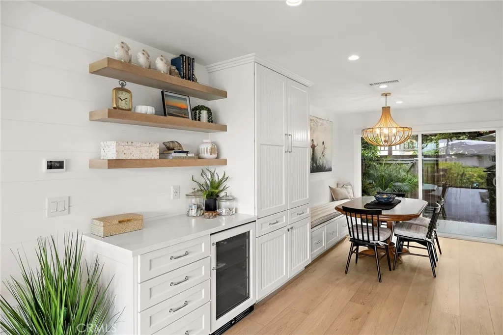 WINE REFRIGERATOR AND BUILD IN PANTRY
