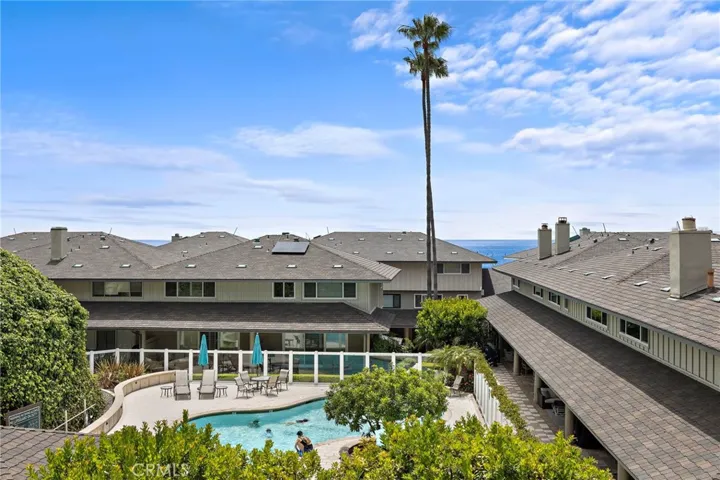 VIEW OF LOWER COMMUNITY POOL FROM VILLA 74
