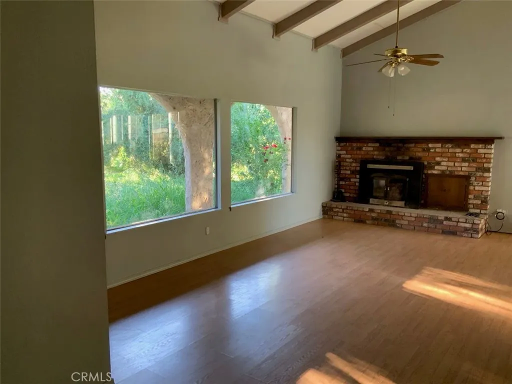 Before Rented Living Room view