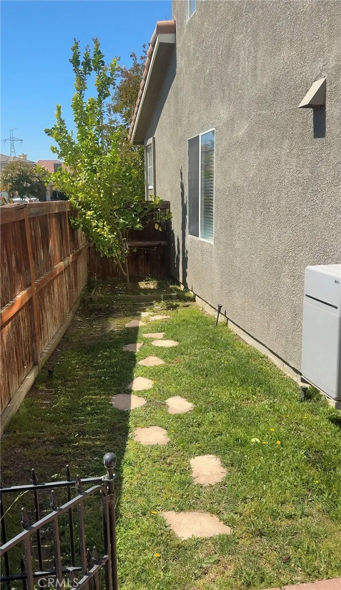 Side yard view
