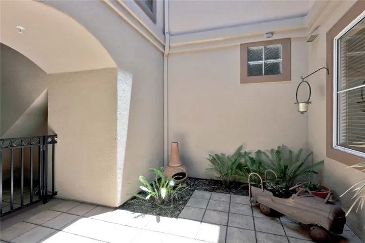 Low maintenance hardscape and softscape.