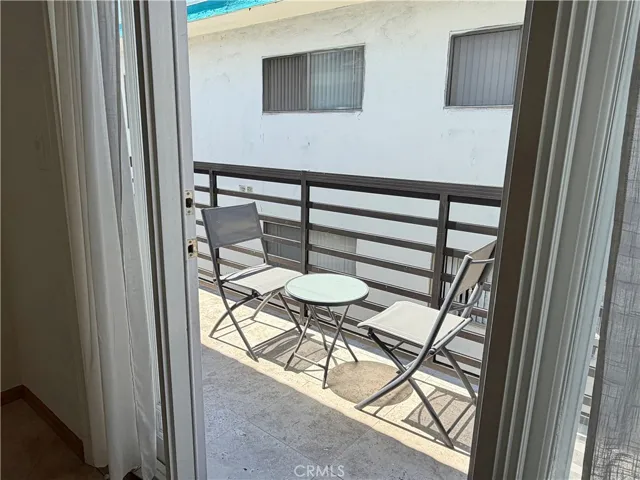 Balcony off the dining area on 2nd floor