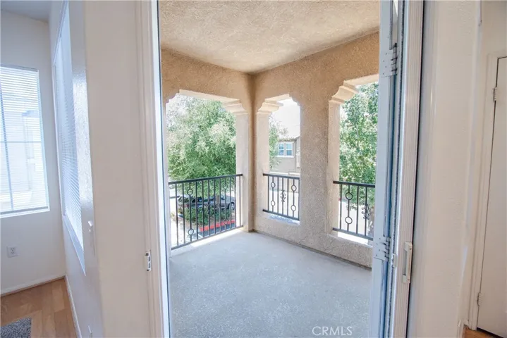 Lovely balcony to hang out on.