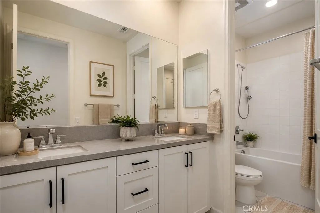 Virtually Staged Guest Bathroom Upstairs