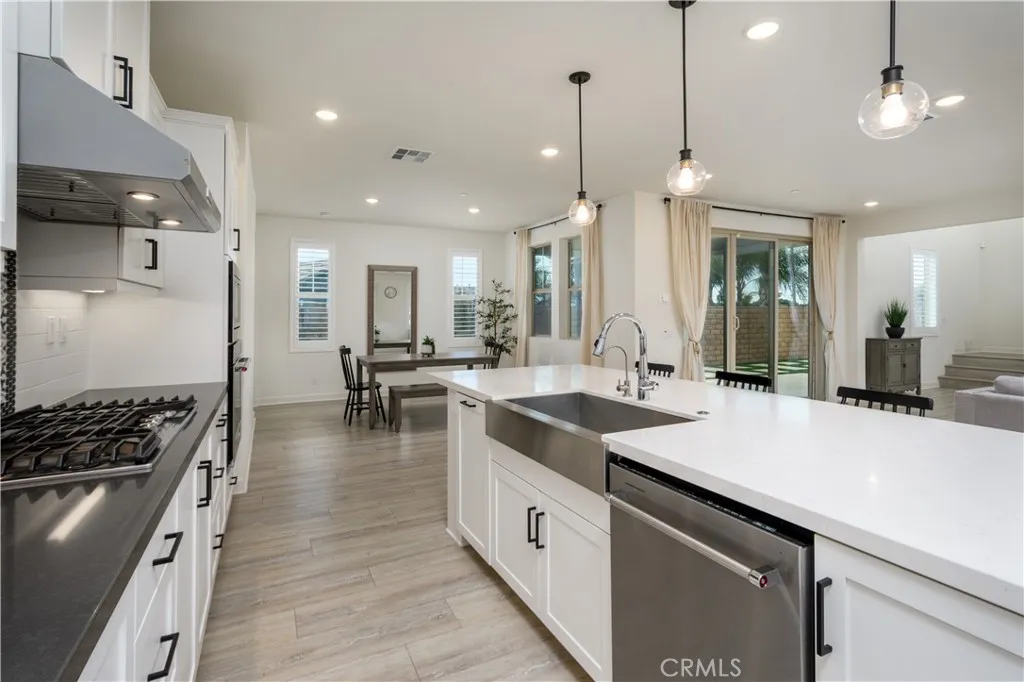 Kitchen View to Dining Area