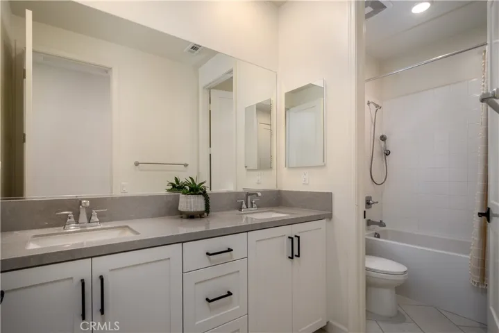 Virtually Staged Guest Bathroom Upstairs