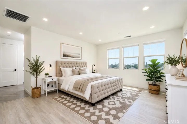 Virtually Staged Primary Bedroom Suite View 1