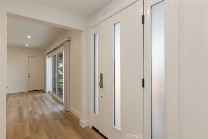 family room to the right of the front door