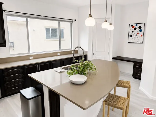Kitchen study desk