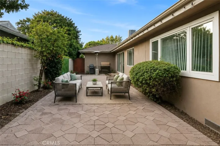 Backyard 
Digitally staged