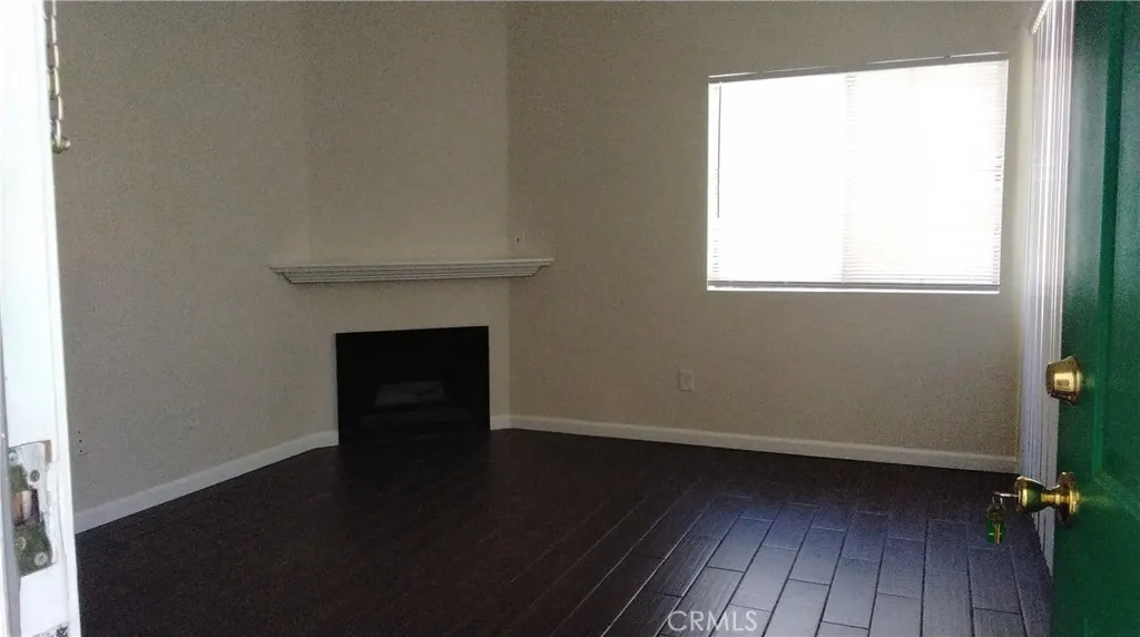 Living room with fireplace