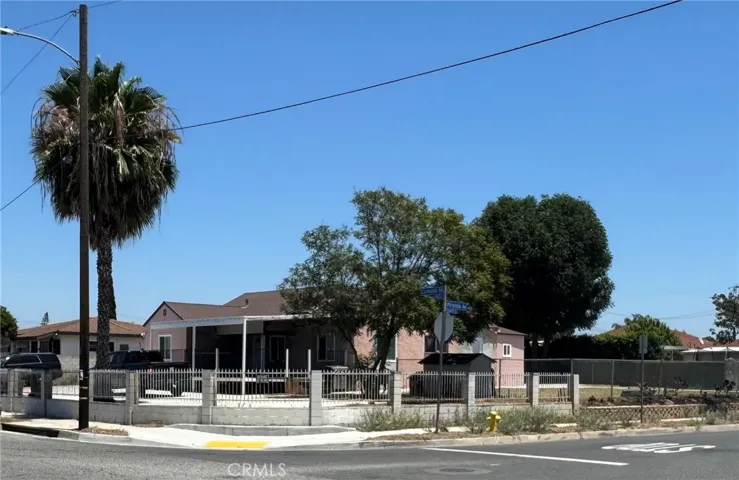front view from the corner