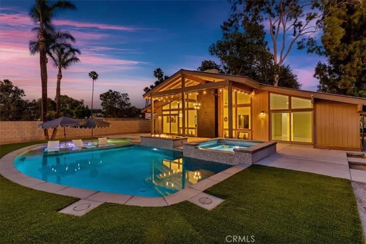 Relaxing backyard