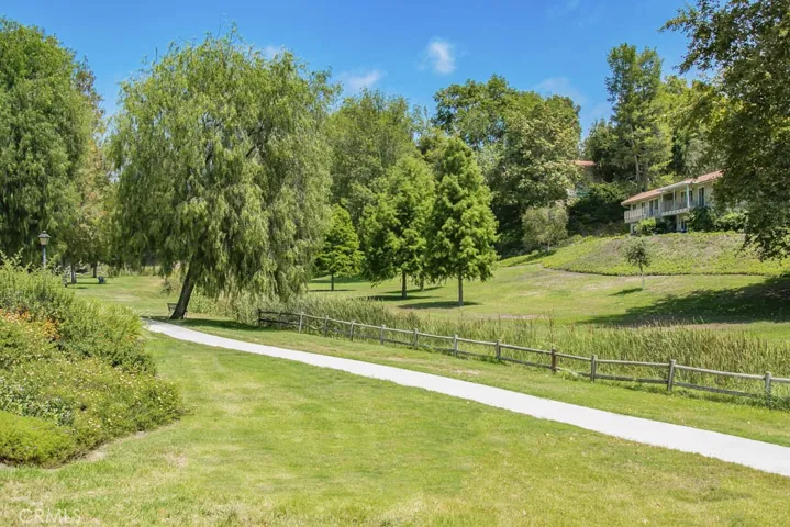 Typical walking path