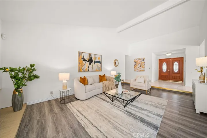 Partial living room & Foyer