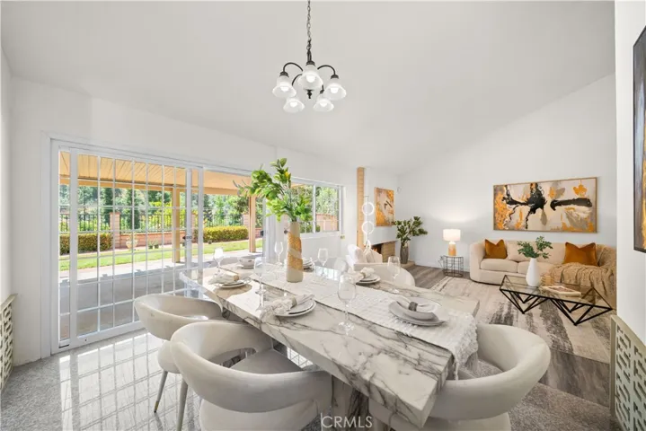 Dinning room & Living room
