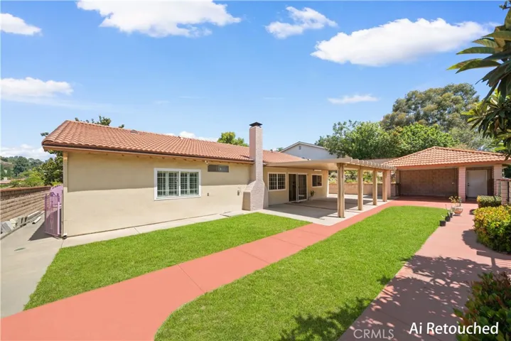 Huge, flat backyard