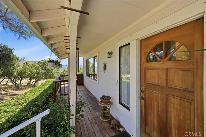 The inviting front porch