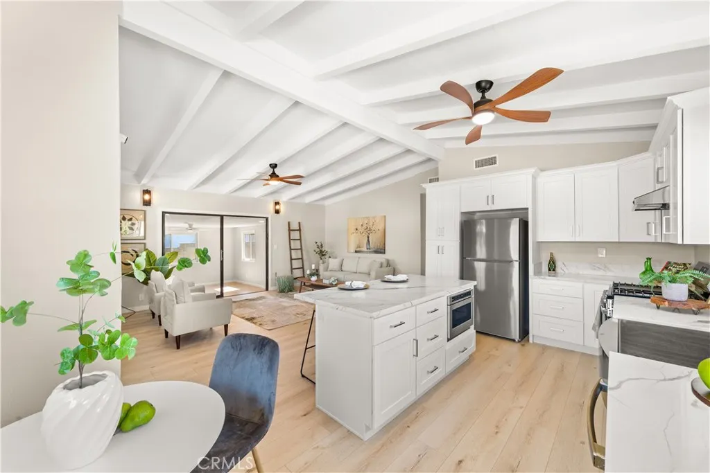 Kitchen and Livingroom.