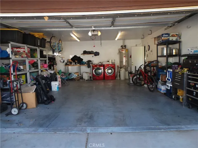 2 car garage and laundry