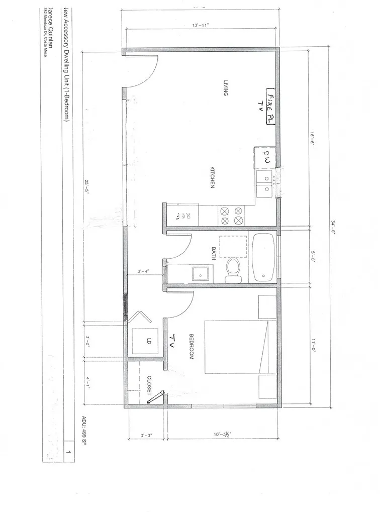 ADU Floor Plan