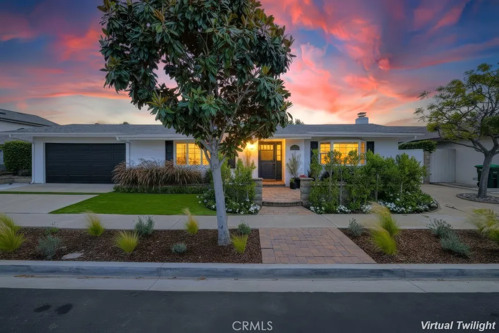 Front of Home w/2 mature trees