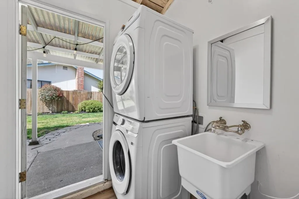 Separate Laundry Room with utility sink