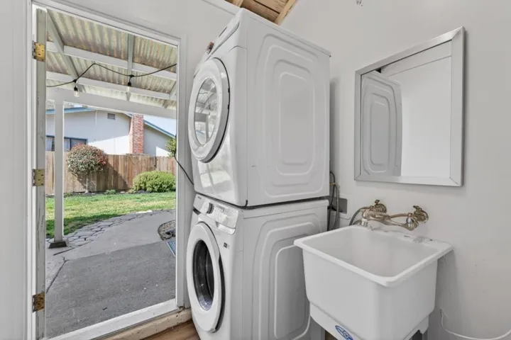 Separate Laundry Room with utility sink