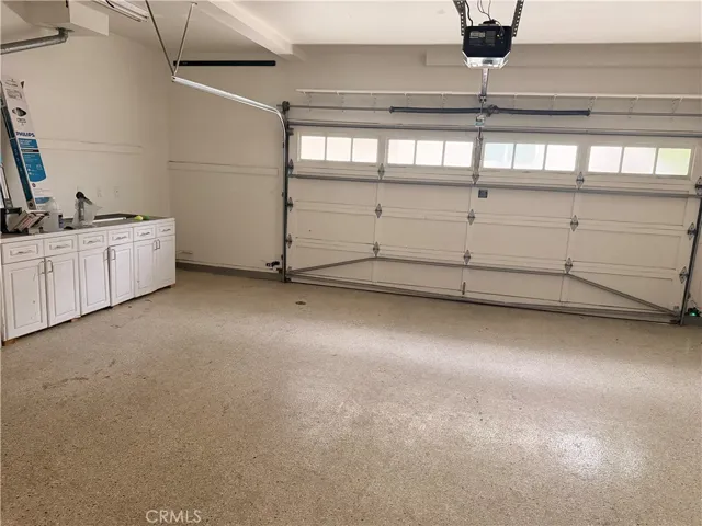Oversized two car garage with direct access.