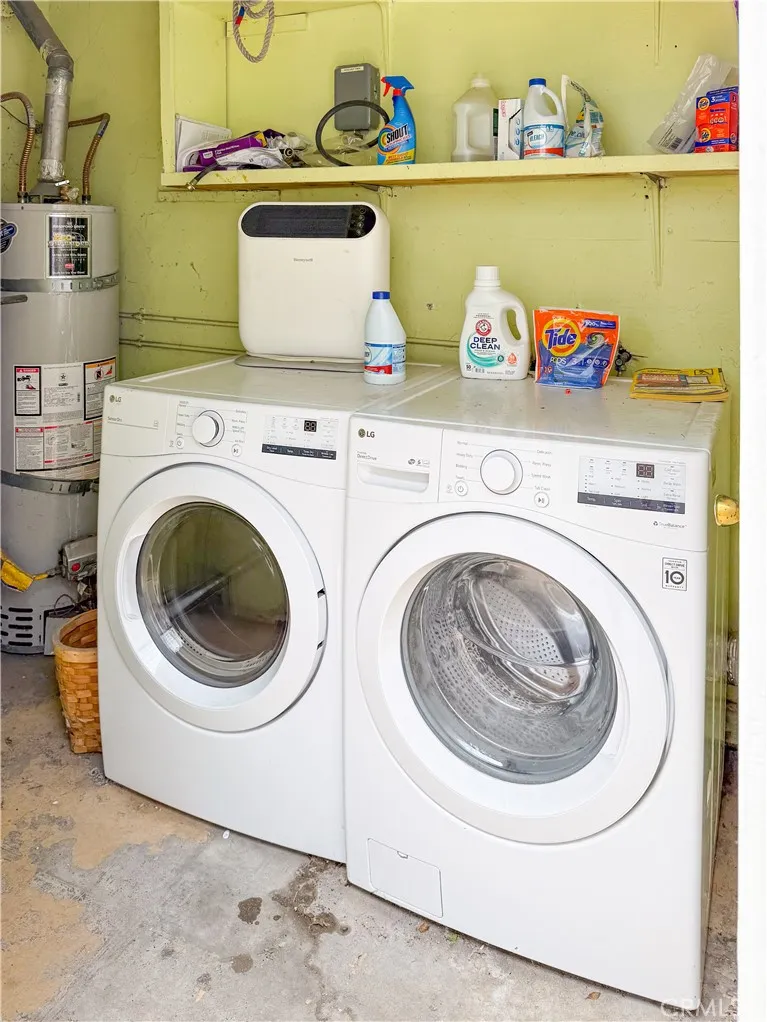 Common Downstairs Laundry Room Accessed Off Downstairs Patio