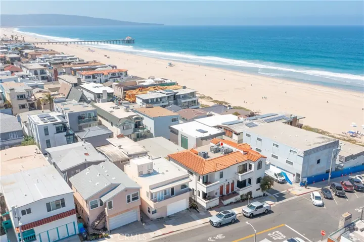Property View Looking South With Manhattan Beach Pier and Palos Verdes In The Background.