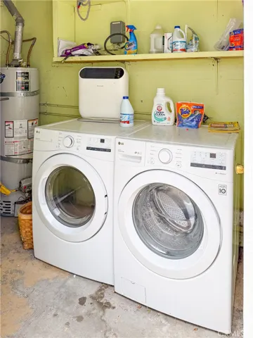 Common Downstairs Laundry Room Accessed Off Downstairs Patio