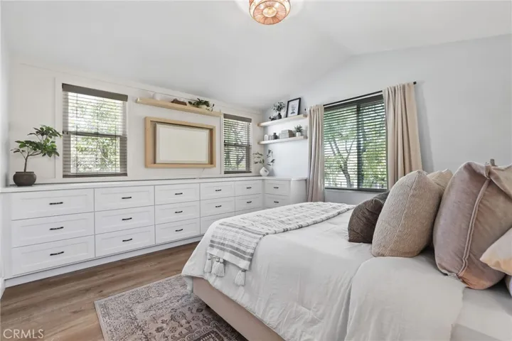 Built in wall to wall custom dressers