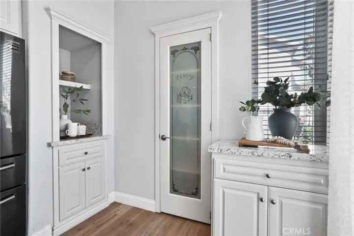 Coffee station and designer Pantry door