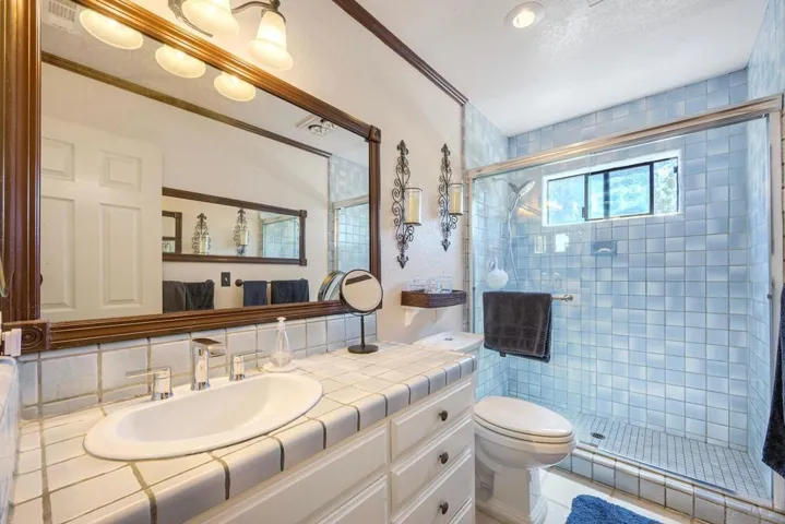 Hallway bathroom