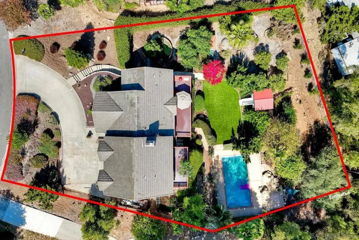 Custom Home on Elevated 17,000+ sq ft lot.