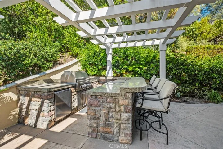 Built-in BBQ